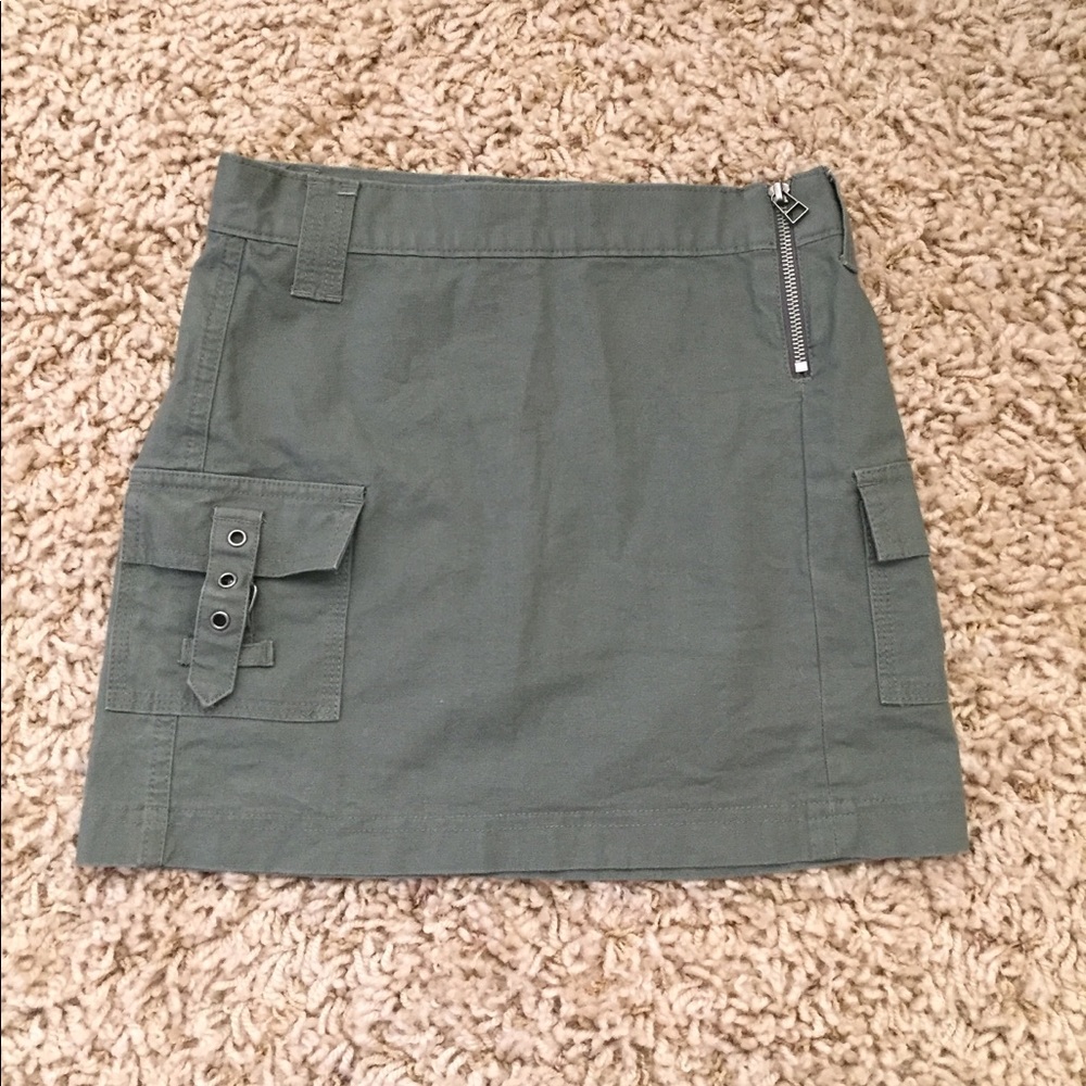 Army Green Skirt